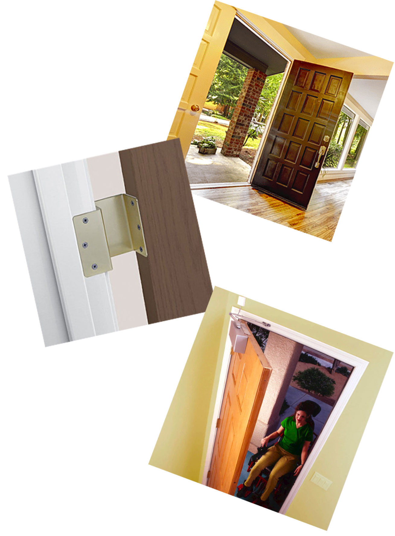 Coulee Region
                Mobility offers a range of option from door openers, to special
                hinges that widening your door without remodeling.