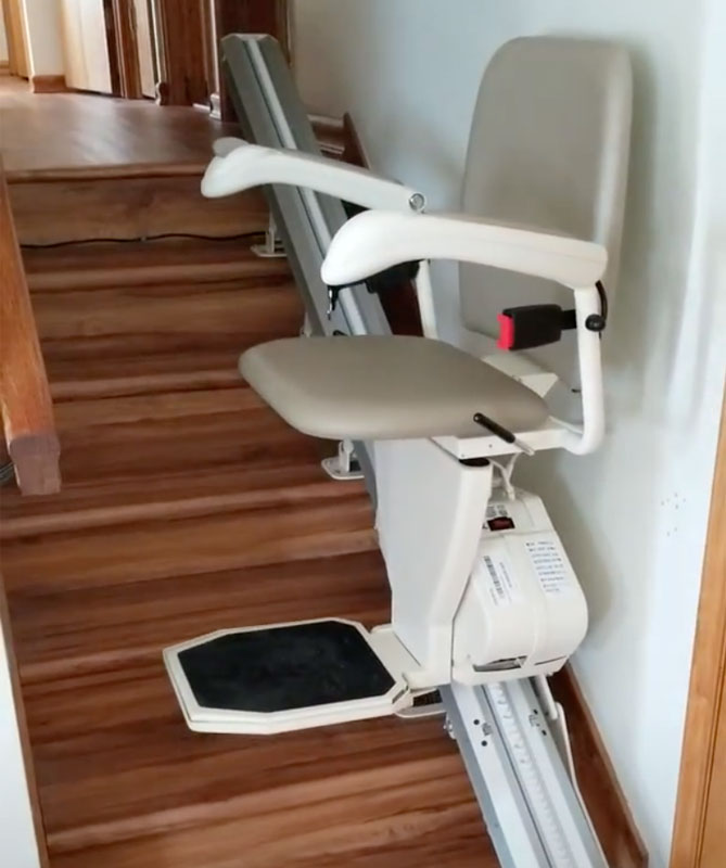 Stair lifts are a great solution for straight, curved,
                short and long stairways.