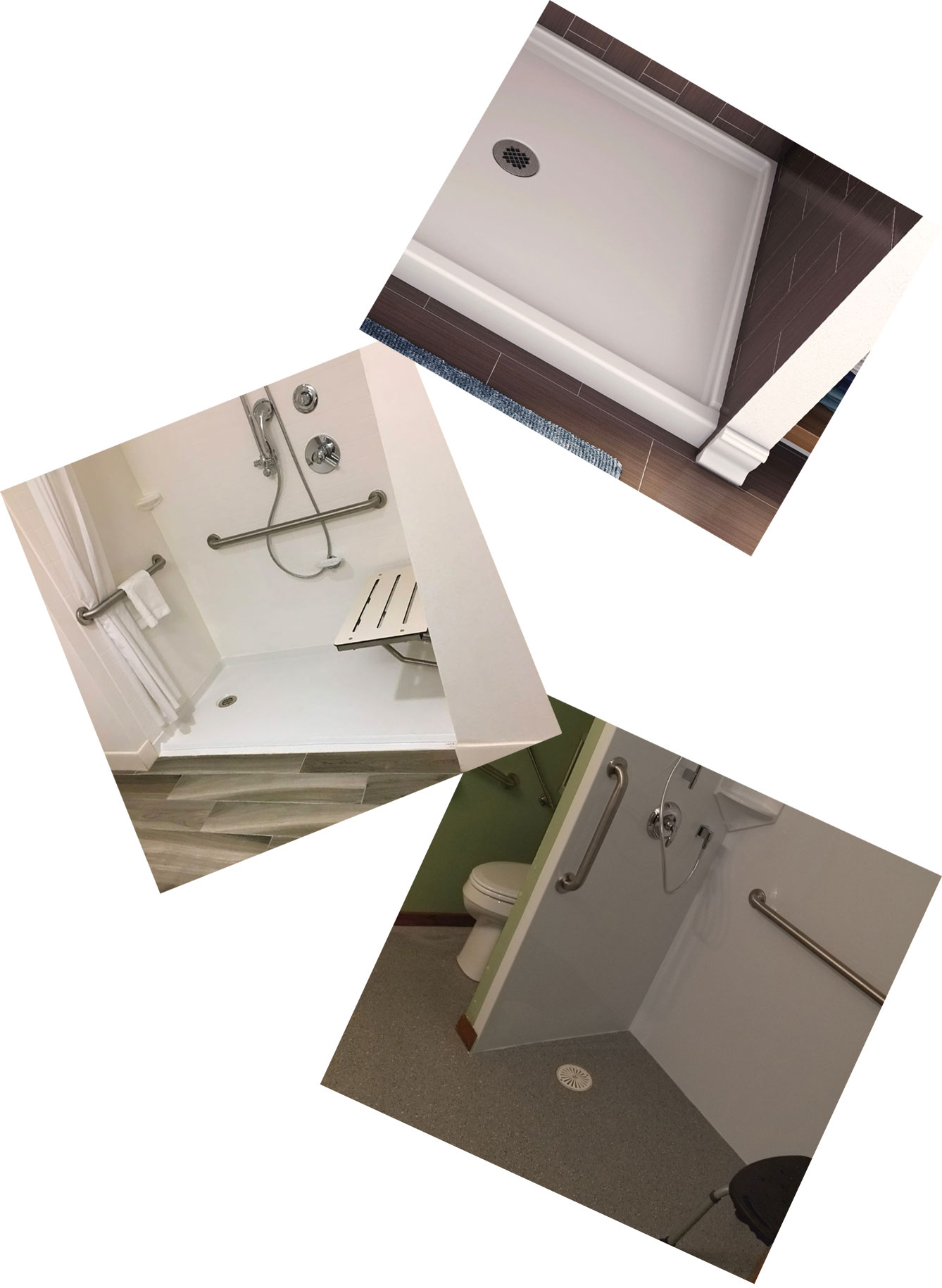 Coulee Region Mobility offers three
                different types of walk-in shower pan solutions.